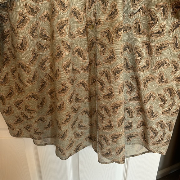 3 for $10 Columbia Short-Sleeved Fish Shirt Men’s 3X - Picture 5 of 7